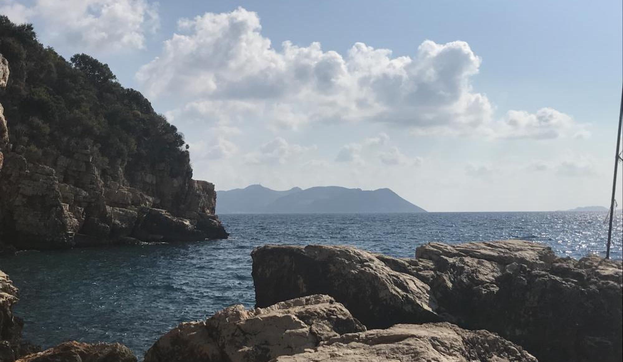 Coastal landscape in Turkey.